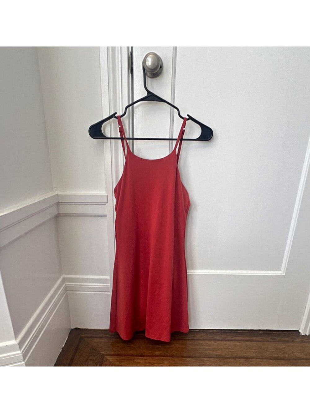 Girlfriend Collective Naomi Workout Dress M Lava